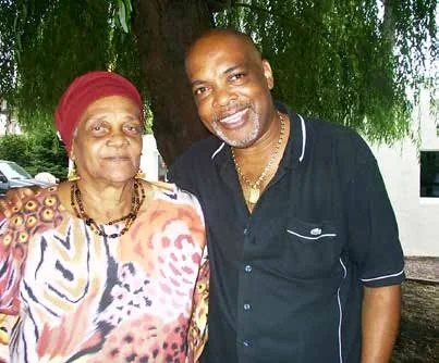 Tante Clémencia et Josette en Guadeloupe