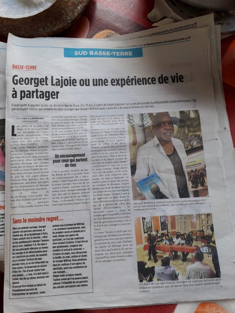 Livres, médias et rencontres en Guadeloupe